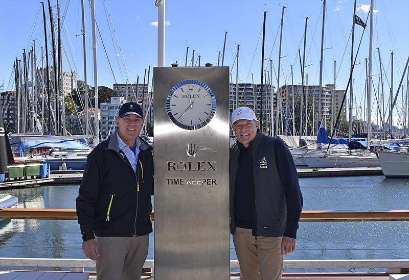 Matt Allen, President of Australian Sailing, with Kim Andersen, President of World Sailing photo copyright Australian Sailing taken at Cruising Yacht Club of Australia
