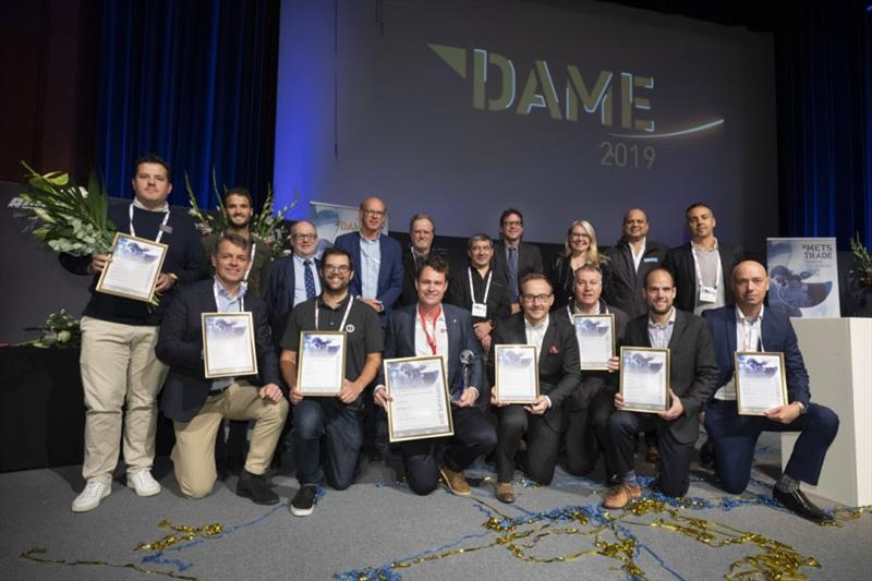 Category winners at the 2019 DAME Awards during the METSTRADE show photo copyright METSTRADE taken at 