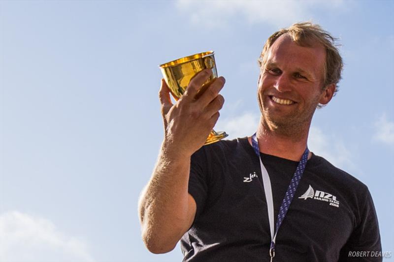 Josh Junior and the Finn Gold Cup photo copyright Robert Deaves taken at Royal Brighton Yacht Club