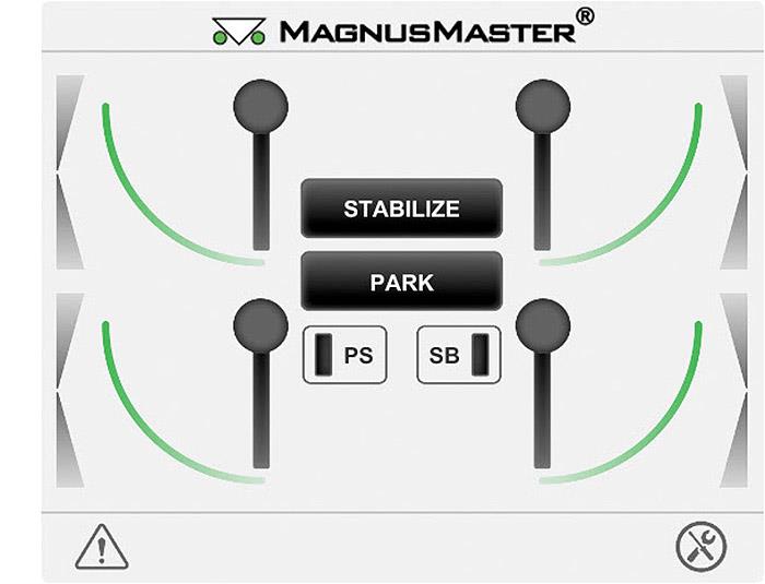 MagnusMaster NMEA2000 user interface photo copyright DMS Holland taken at 