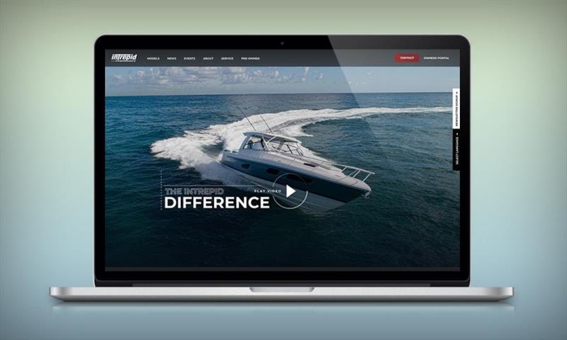 Intrepid Powerboats new wesbite photo copyright Intrepid Powerboats taken at 