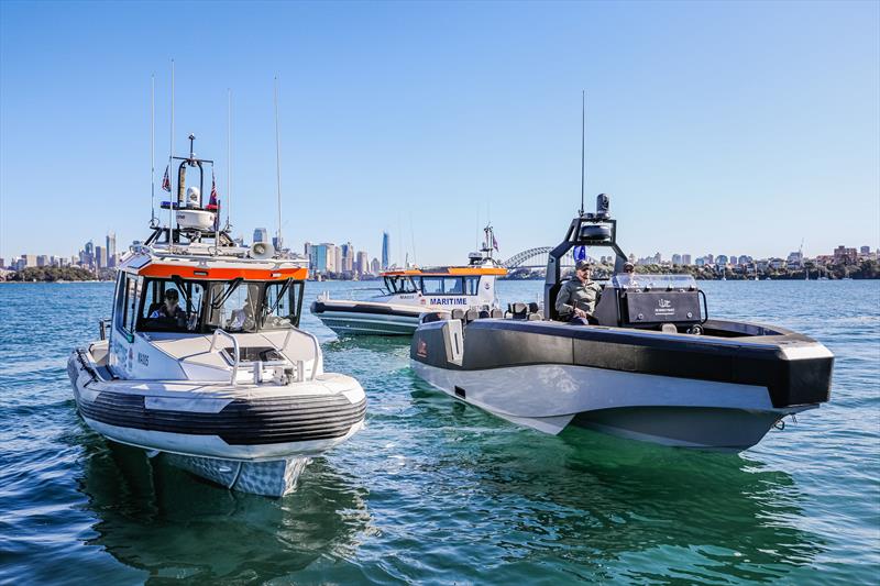 Whiskey Alpha 85 alongside the YWE built Transport for NSZ Naiads.- Sydney, Australia photo copyright Salty Dingo taken at 