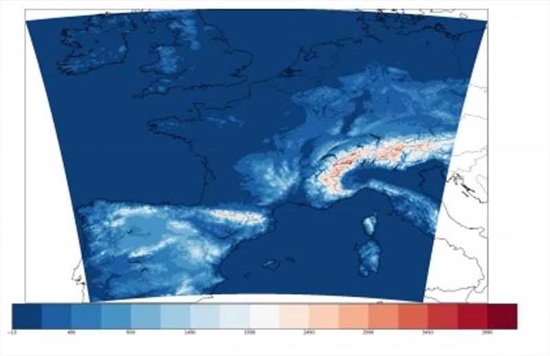 Arome Map - photo © Predictwind.com