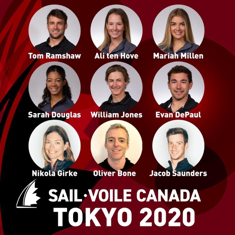 Nine sailors selected to represent Team Canada at Tokyo 2020 photo copyright Sail Canada taken at Sail Canada