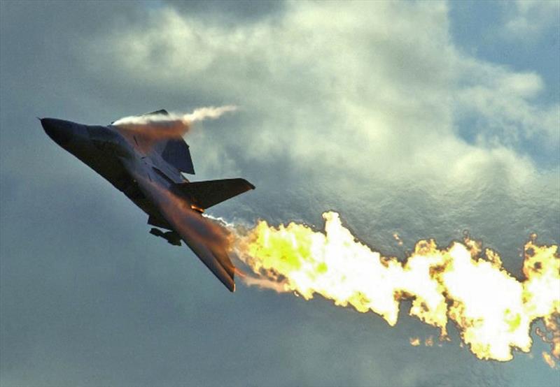 The venerable and always wonderful to watch - F111 - 50 man hours of servicing for every hour in the air. Expensive suckers, but awesome and wickedly fast... - photo © Photo supplied