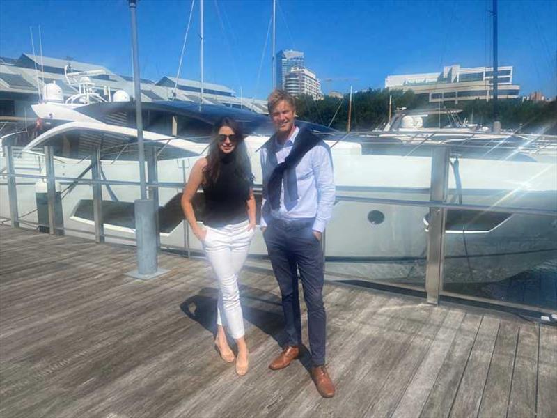 Jane McNeill and Travis McCurry photo copyright Whitehaven Motor Yachts taken at 