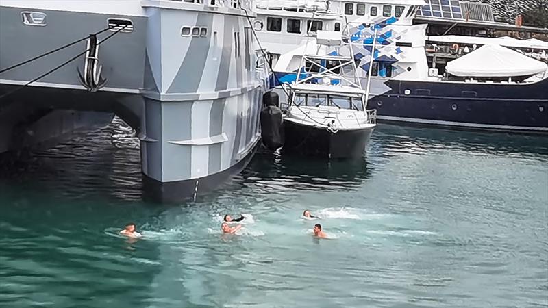 4. Live Ocean Winter Dip - celebrated at Auckland's Wynyard Basin - June 8, 2021 - photo © Richard Gladwell / Sail-World.com / nz