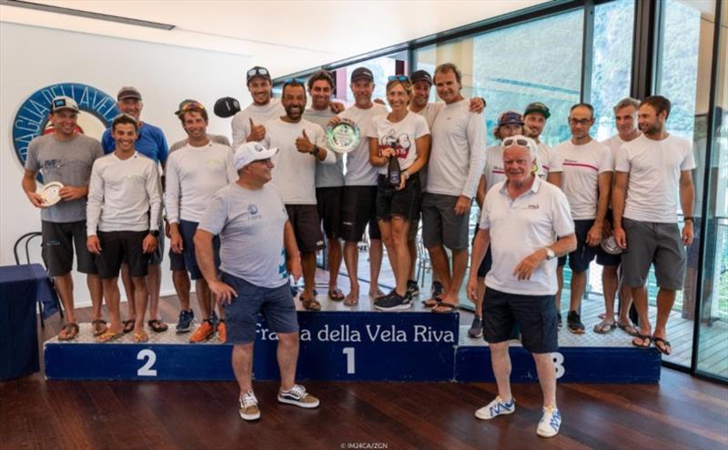 Overall Top 3 - Melges 24 European Sailing Series 2021 Event 3 - Riva del Garda, Italy - photo © IM24CA / ZGN