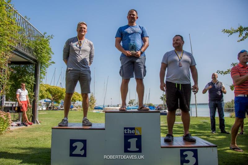 Top 3 - 2021 Finn European Masters photo copyright Robert Deaves taken at 