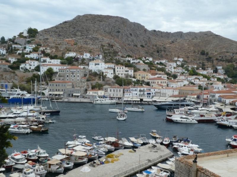 Hydra harbour photo copyright Red Roo taken at 