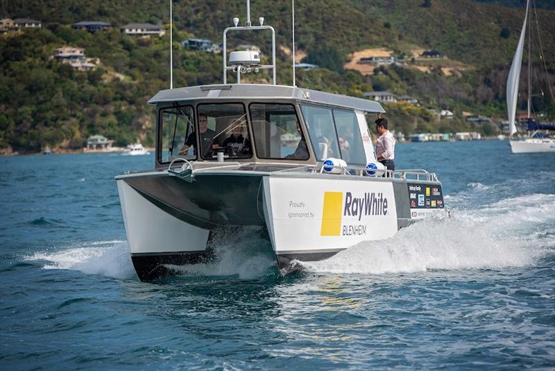 MV Ray White stretches her legs  - October 2021 - photo © Karmyn Ingram