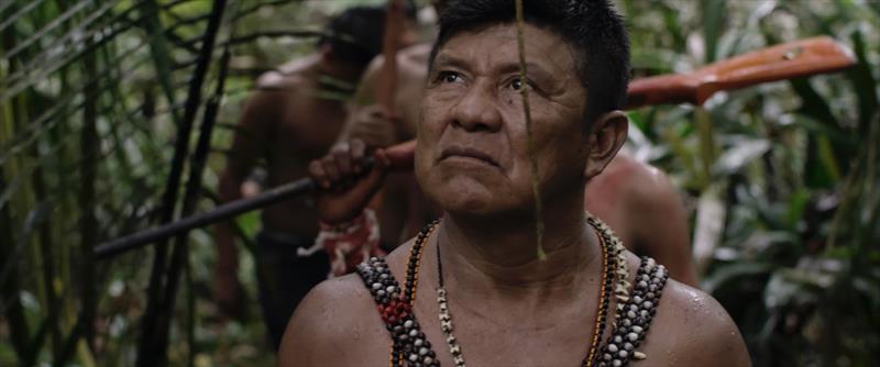 Munduruku Chief leading a hunting party - from Garden of Evil - photo © Mediawave