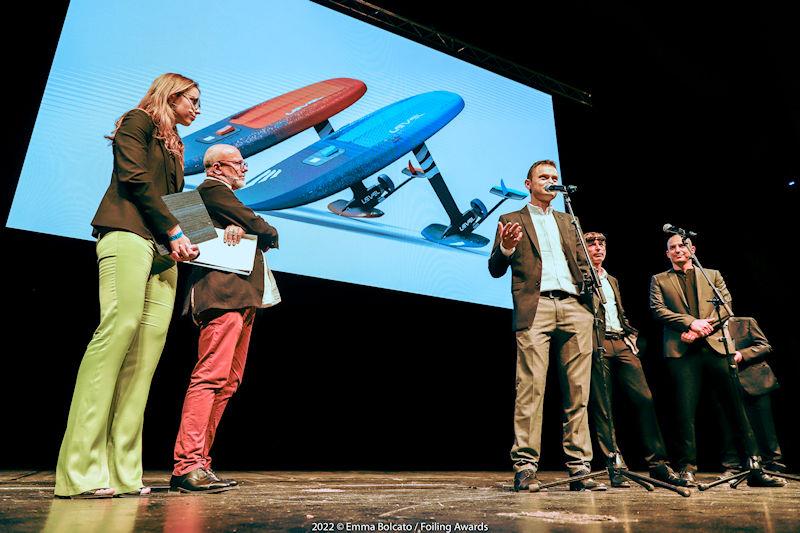 5th Foiling Awards - Innovation Winner Level Foils Arthur Yanai gets the prize - photo © Emma Bolcato