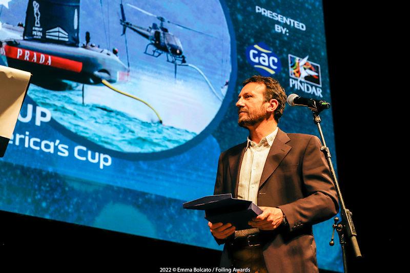 5th Foiling Awards - Event Award Winner America's Cup - Luca Rizzotti gets the prize for them photo copyright Emma Bolcato taken at 