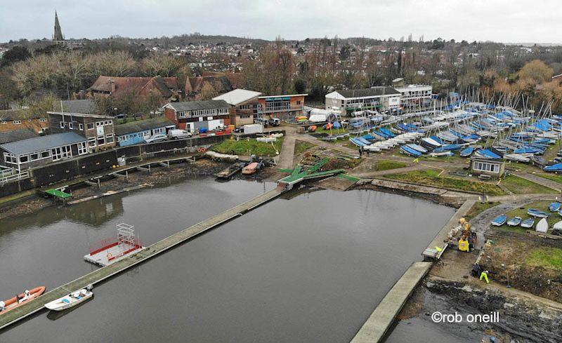 Two clubs, one stretch of water, but thanks to a far-sighted approach to managing the situation, Wembley and Welsh Harp Sailing Clubs are not only surviving but are doing so on the basis of class racing - photo © Rob O’Neill