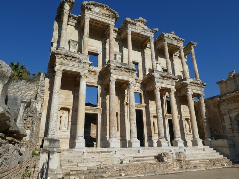 The Library of Celsus at Ephesus photo copyright SV Red Roo taken at 