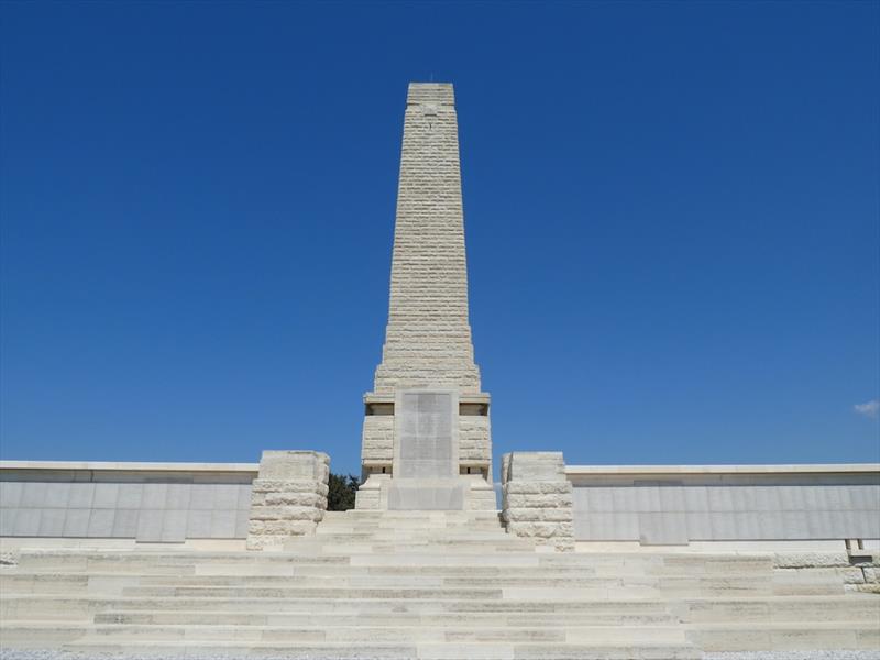 Cape Helles Commonwealth & Ireland Memorial photo copyright SV Red Roo taken at 