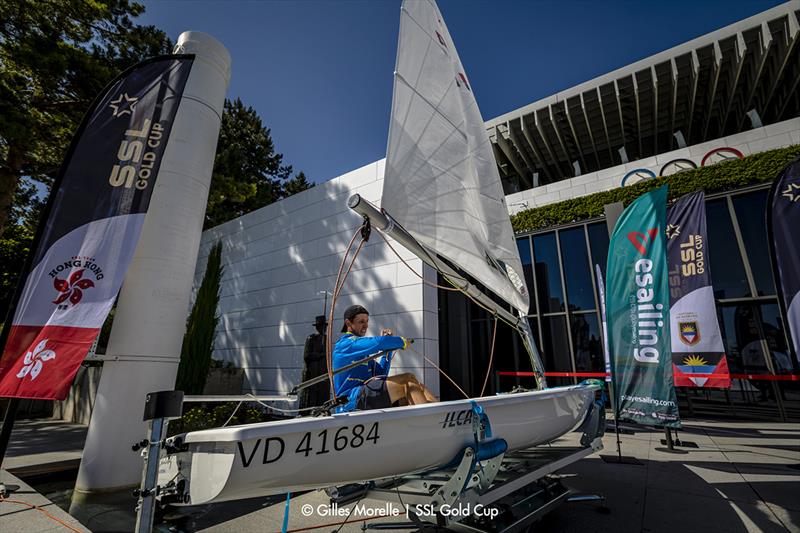 Sailing Legends inaugurate the SSL Gold Cup 2022 at Olympic Museum photo copyright Gilles Morelle taken at 