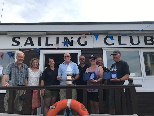 Gravesend Sailing Club Dinghy Regatta race winners photo copyright Roy Turner taken at Gravesend Sailing Club