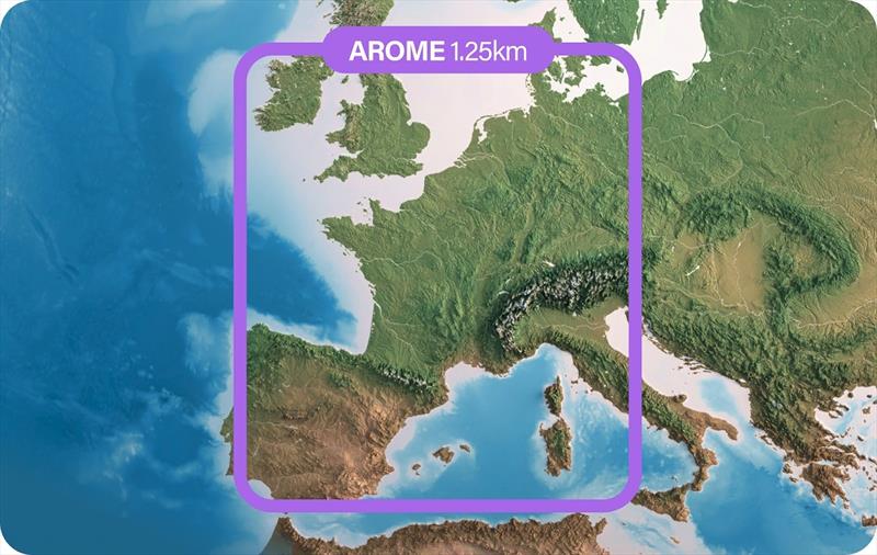 AROME Map - photo © PredictWind