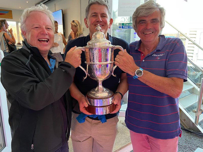 Savills Jersey to Guernsey Inter Island Yacht Race - (l-r) Alex Ohlsson, Jeff Chinn, Rhys Perkins - photo © Phil Burton