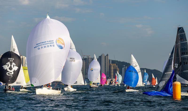 HKRNVR Memorial Vase Pursuit Race 2024 photo copyright RHKYC / Guy Nowell taken at Royal Hong Kong Yacht Club