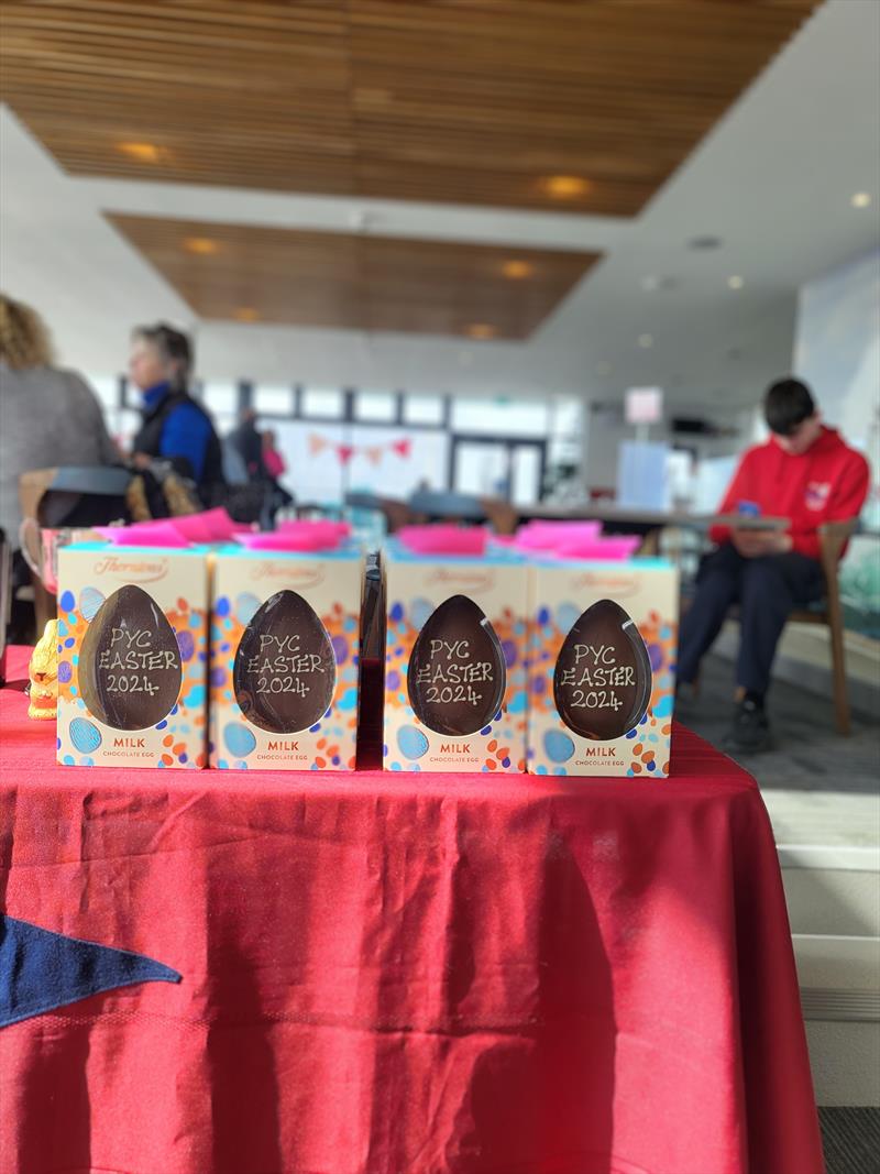 Easter Egg prizes for the Parkstone Yacht Club Easter Series photo copyright Christina Moncur taken at Parkstone Yacht Club