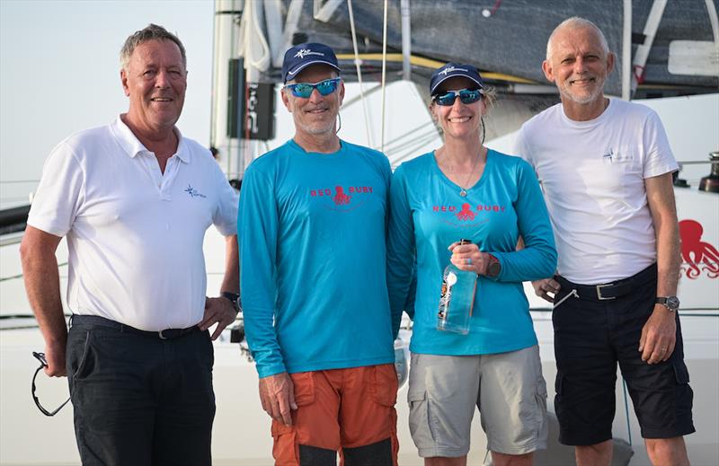 For their first participation, Americans Christina and Justin Wolfe take 10th place in doubles photo copyright Cap-Martinique taken at 