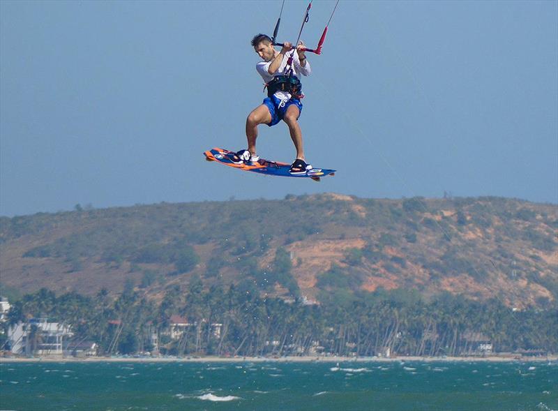 Arnaud Monges the kiteboarder photo copyright Predictwind.com taken at 