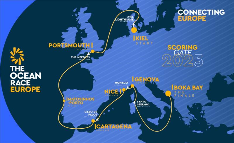 The Ocean Race Europe 2025 map - photo © The Ocean Race