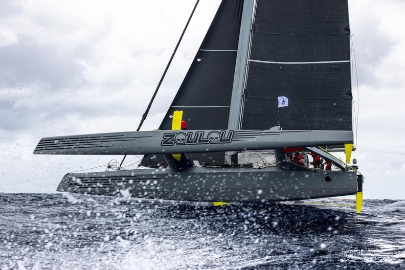 MOD70 Zoulou sailed by Erik Maris (FRA) during the RORC Caribbean 600 photo copyright Arthur Daniel / RORC taken at Royal Ocean Racing Club and featuring the MOD70 class