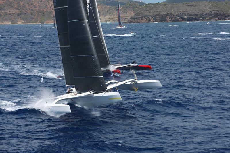 MOD70s set sail on a record-breaking 2022 RORC Caribbean 600 photo copyright RORC / Tim Wright taken at Royal Ocean Racing Club and featuring the MOD70 class