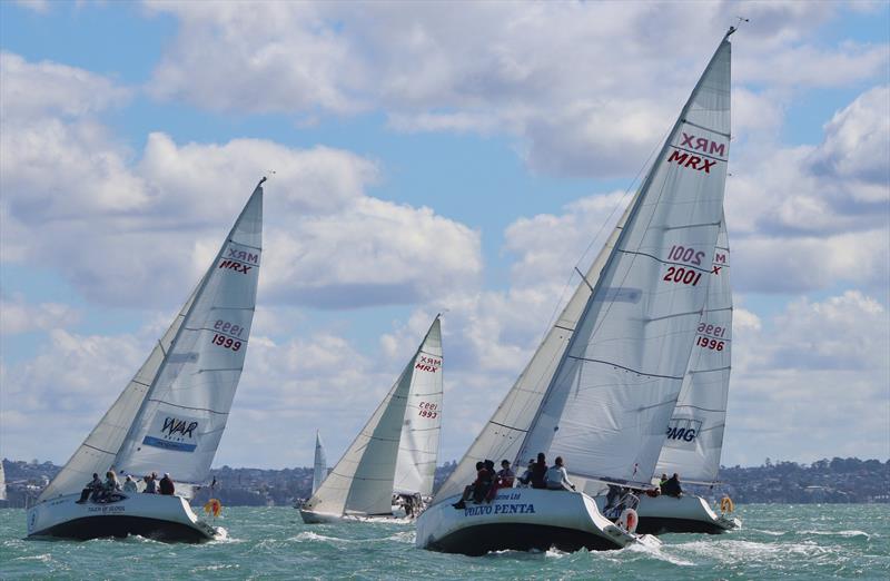 Fresh winds prevailed for the two days racing - 2019 NZ Women's National Keelboat Championships, April 2019 photo copyright Andrew Delves taken at Royal New Zealand Yacht Squadron and featuring the MRX class