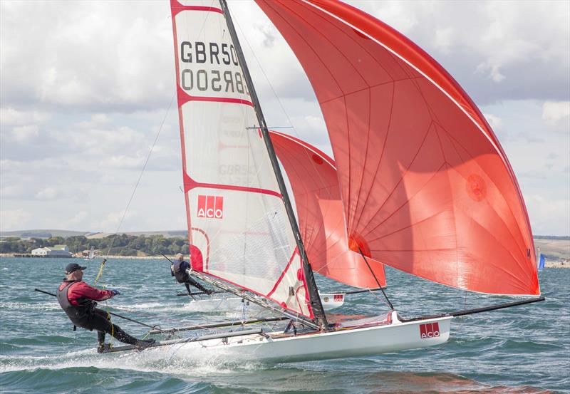 Musto Skiff racing in Portland Harbour - photo © Tim Olin / www.olinphoto.co.uk