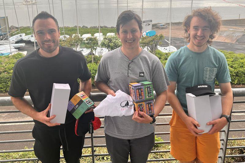 (L-R) Dylan Noble, Euan Hurter, Ollie Bull - Musto Skiffs attend One Design Regatta at Largs - photo © MSCA