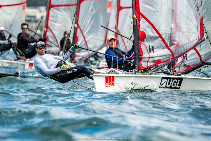 Matthias Houvenagel - ACO 14th MUSTO Skiff World Championship 2025, Sydney, Australia photo copyright Down Under Sail taken at Woollahra Sailing Club and featuring the Musto Skiff class