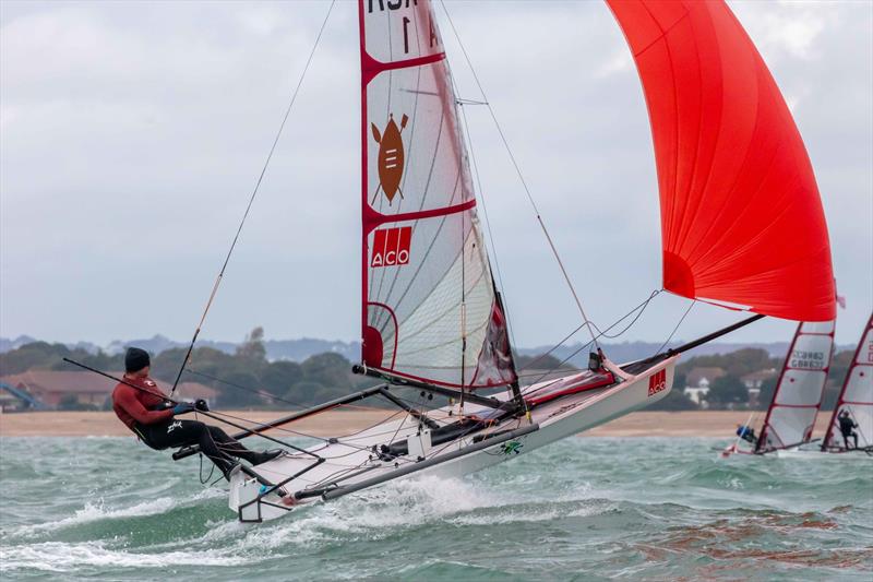 Andy Tarboton - 2025 Noble Marine UK Musto Skiff Nationals day 1 - photo © Tim Olin / www.olinphoto.co.uk