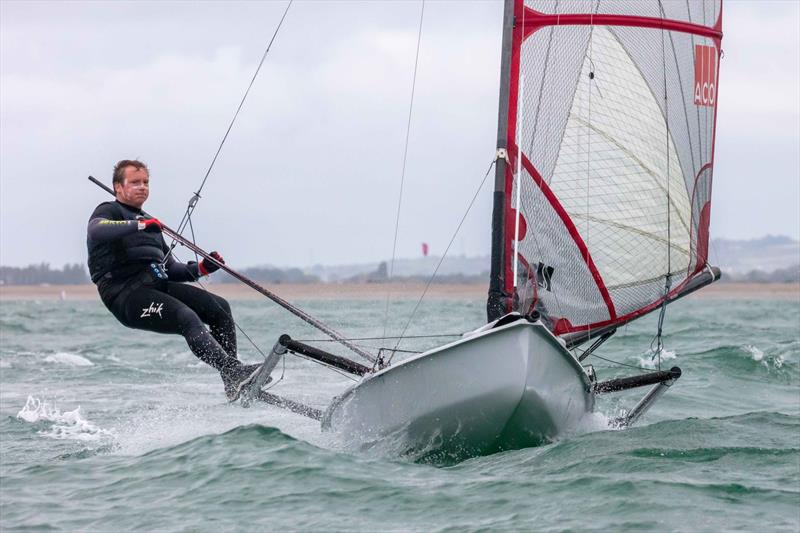 Ben Clegg, who finished 1st overall today - 2025 Noble Marine UK Musto Skiff Nationals day 1 - photo © Tim Olin / www.olinphoto.co.uk