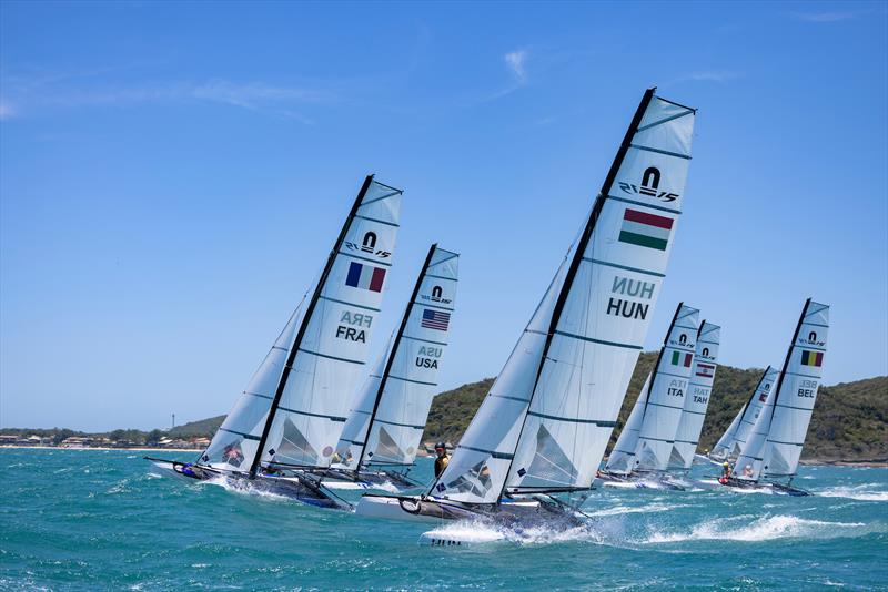 2023 Youth Sailing World Championships final day photo copyright Gabriel Heusi / World Sailing taken at  and featuring the Nacra 15 class