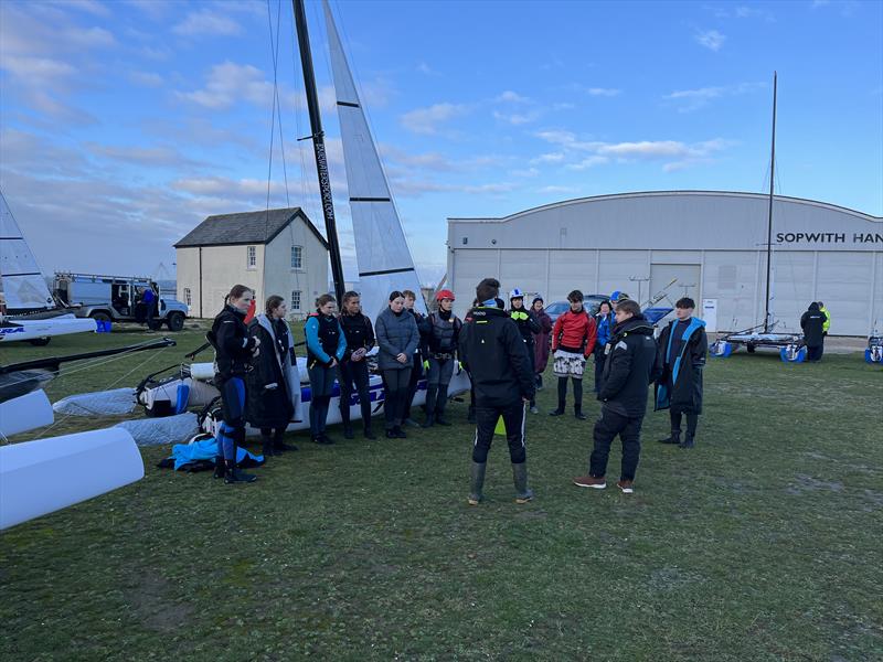 Nacra 15 Training Camp at Calshot photo copyright Roger Cerrato  taken at Calshot Cats and featuring the Nacra 15 class