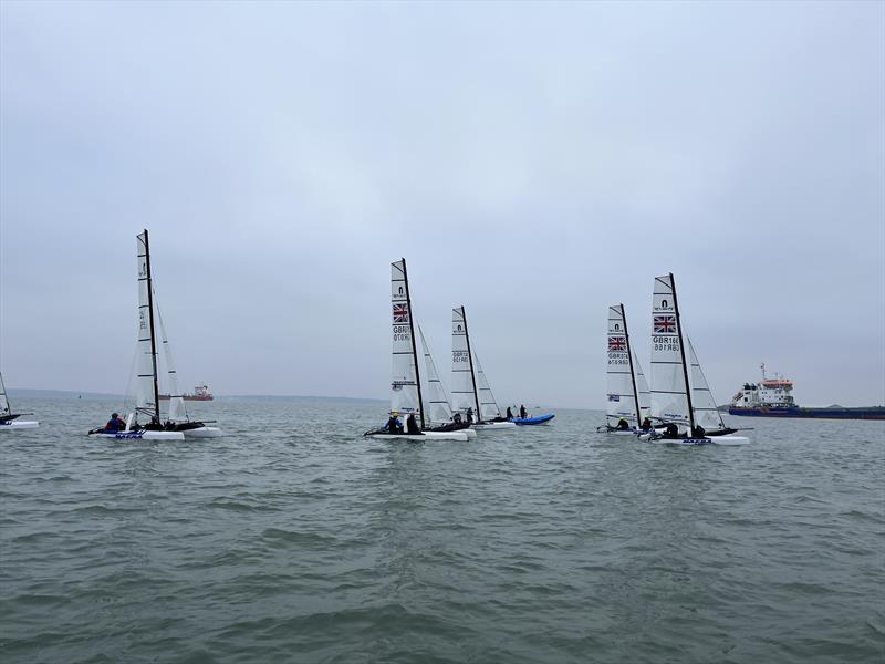 Nacra 15 Training Camp at Calshot photo copyright Roger Cerrato  taken at Calshot Cats and featuring the Nacra 15 class