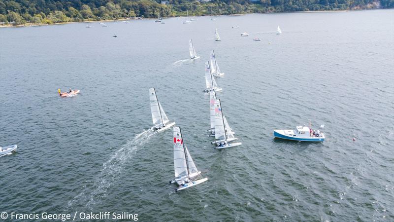 Triple Crown Series photo copyright Francis George / Oakcliff Sailing taken at Oakcliff Sailing Center and featuring the Nacra 17 class