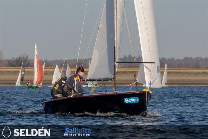N18 in the Seldén SailJuice Winter Series photo copyright Tim Olin / www.olinphoto.co.uk taken at  and featuring the National 18 class