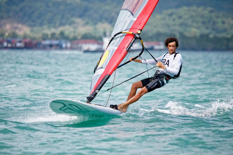 Titouan Le Bosq photo copyright Langkawi, Malaysia taken at Limassol Nautical Club and featuring the RS:X class