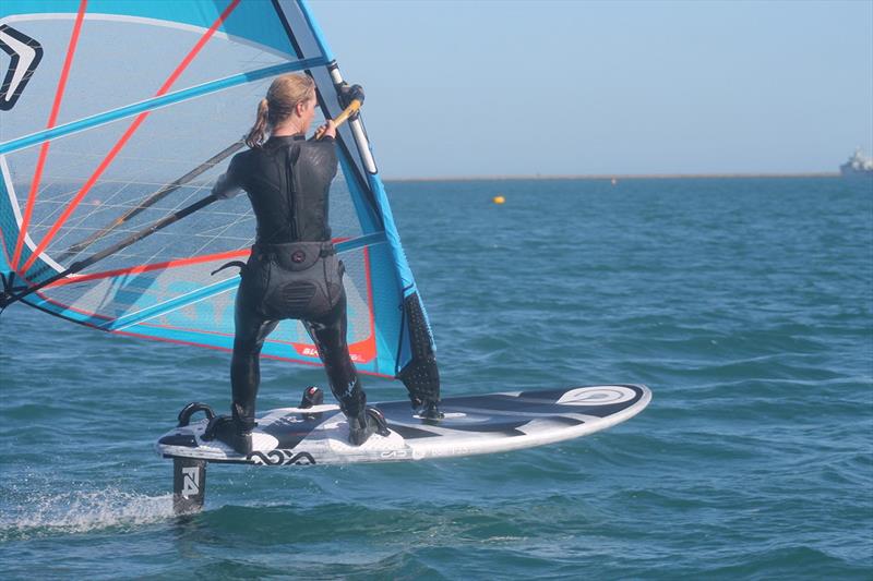 WINDfoil Training photo copyright Sara Mills taken at Royal Yachting Association and featuring the RS:X class