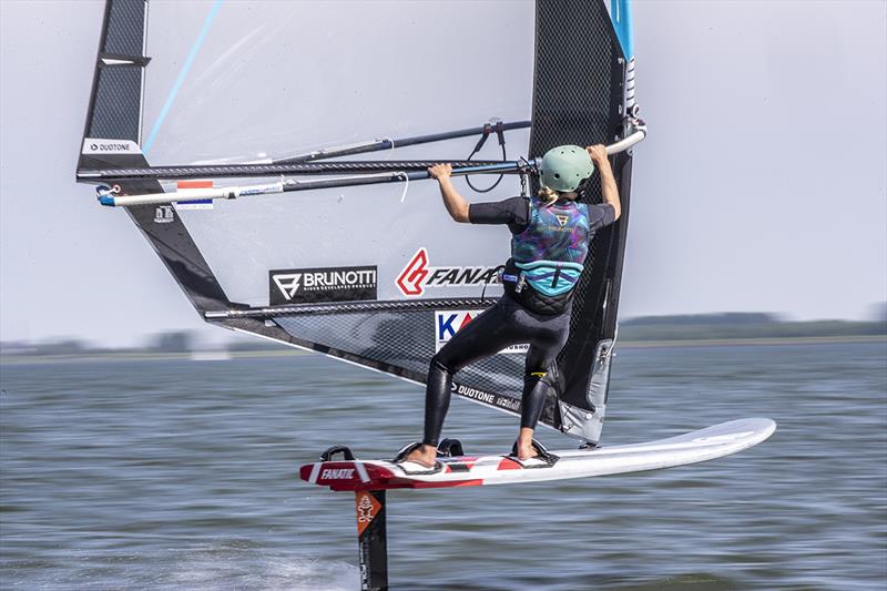 Lilian de Geus, Windfoil surfing (NED) - 2019 Medemblik Regatta - Day 3 photo copyright Sander van der Borch taken at  and featuring the RS:X class