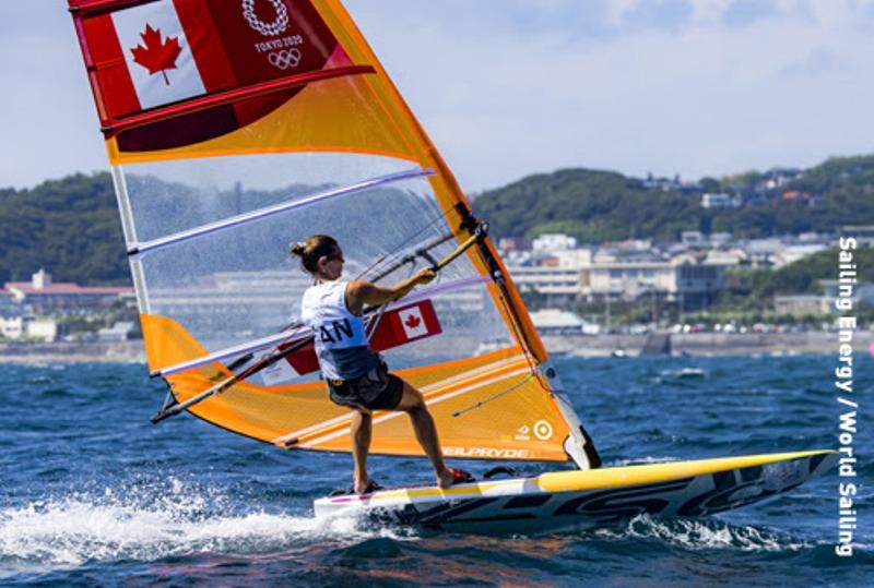 Nikola Girke (CAN) - Tokyo 2020 Olympic Sailing Competition photo copyright Sailing Energy / World Sailing taken at  and featuring the RS:X class
