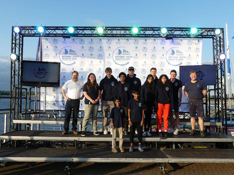 NSSA National Youth Regatta - Leicestershire & Rutland team - photo © Fernhurst Books / Draycote Water Sailing Club