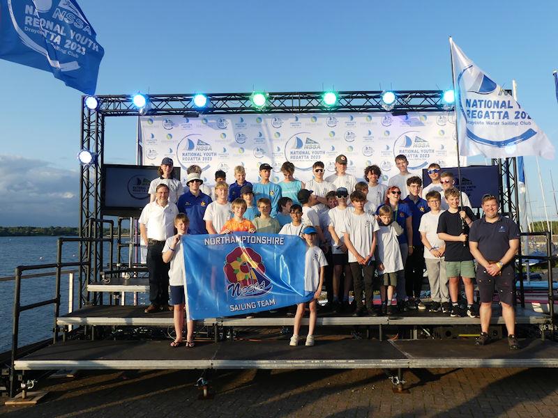 NSSA National Youth Regatta - Northamptonshire team - photo © Fernhurst Books / Draycote Water Sailing Club