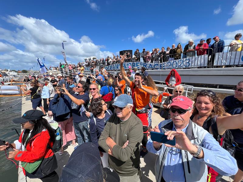 Emotional goodbyes as 137 sailors set sail for Cowes, UK in the final leg of McIntyre Ocean Globe Race - photo © Don McIntyre / OGR2023